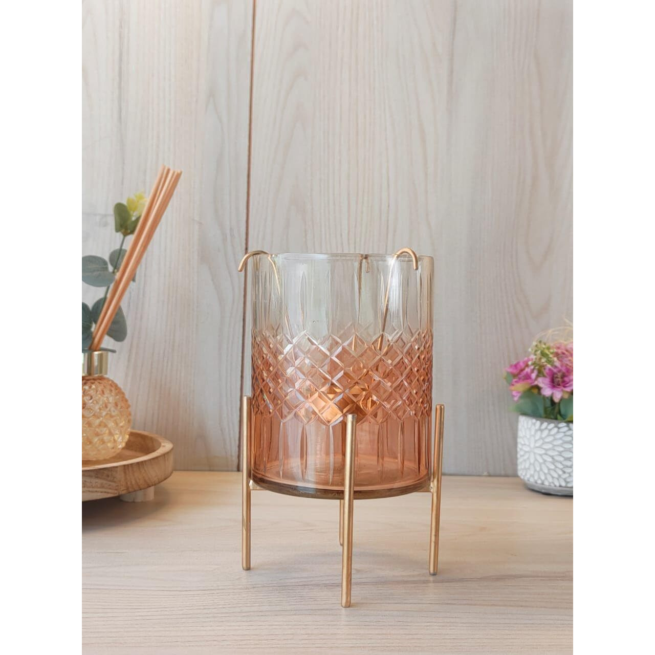 CORAL TREE Tealight Candle Holder for Holder/Candle Stand/Candles Tea Light Holder for Home Decor Diwali Decoration (Bird Gold Black)