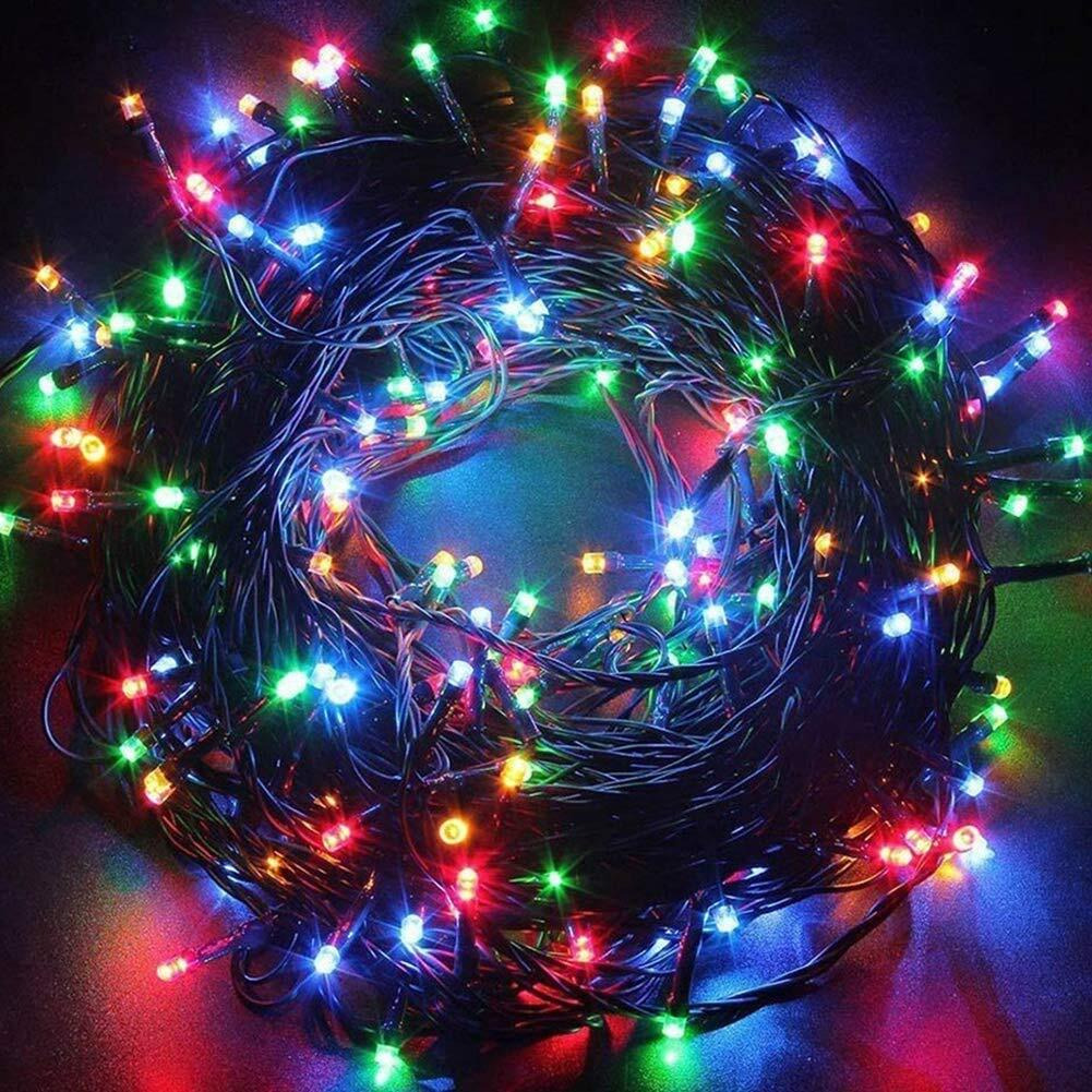 fizzytech Diwali Decorative LED String Lights Serial Bulbs, Lights of Home Decoration - Multicolour 40 Meter