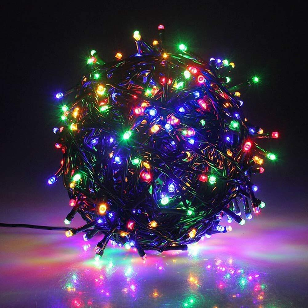 fizzytech Diwali Decorative LED String Lights Serial Bulbs, Lights of Home Decoration - Multicolour 40 Meter