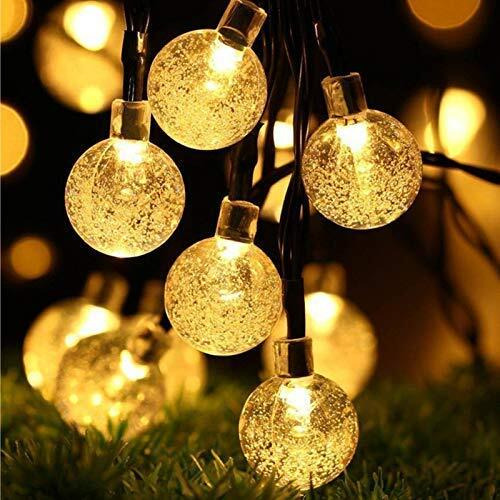 Desidiya 14 LED Crystal Ball String Lights for Diwali, Birthday, Festival, Wedding, Party for Home, Patio, Lawn, Restaurants Home Decoration