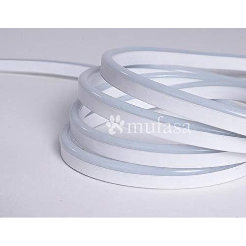 Mufasa LED Neon Light, 8MM Rope Indoor Outdoor Decoration with Connector, Best for Diwali, Festivals 220V AC (NON-ADHESIVE BACK) (Amber) (2 Meter)