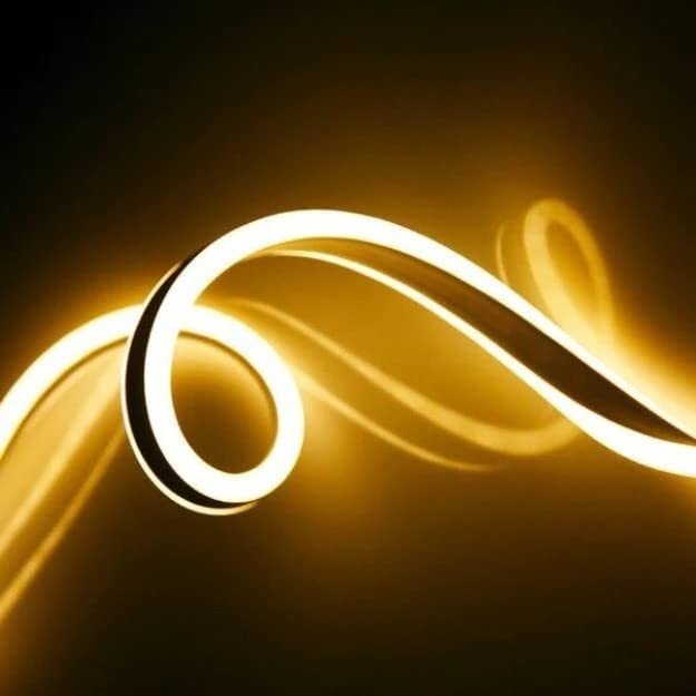 Rufous Neon Rope Light,Waterproof Outdoor Flexible Light with Connector,Silicone Light for Diwali,Christmas,Indoor and Outdoor Decoration. (3 Meter, Warmwhite)