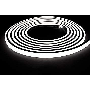Rufous Neon Rope Light,Waterproof Outdoor Flexible Light with Connector,Silicone Light for Diwali,Christmas,Indoor and Outdoor Decoration. (5 Meter, White)