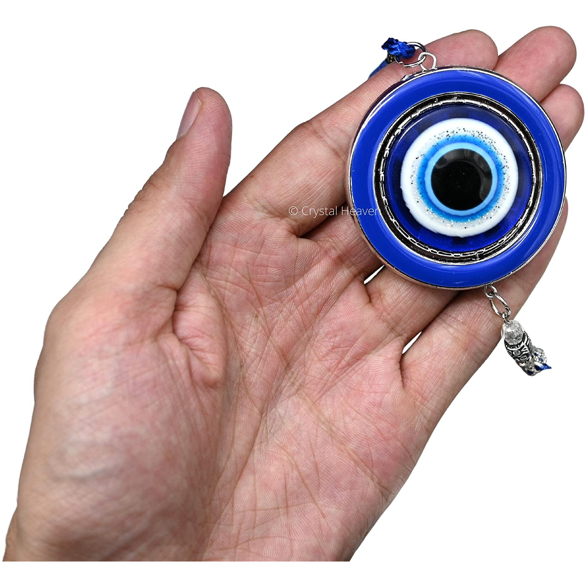 Evil Eye Hanging for Diwali Door Hanging Gift - Evil Eye Door Hanging for Home - Powerful Nazar Battu (2. Blue Evil Eye)