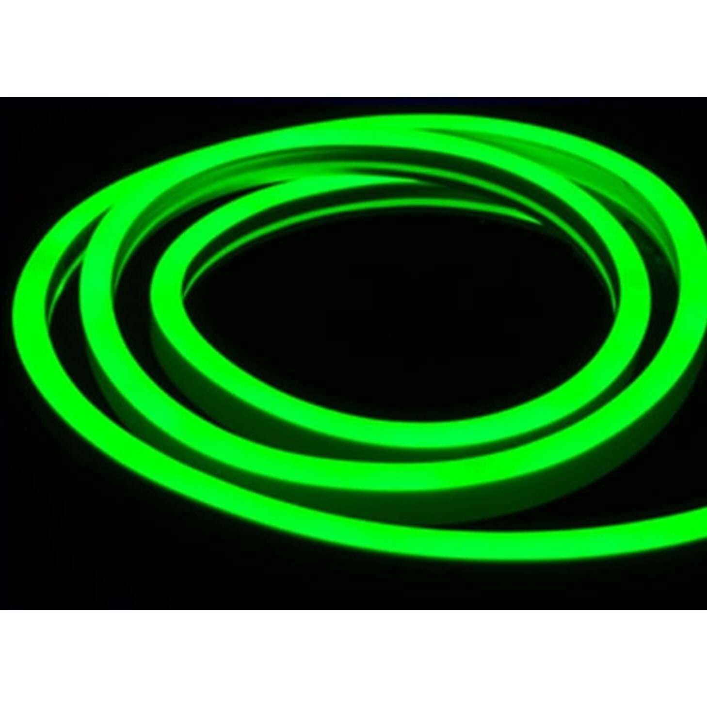 Rufous Neon Rope Light,Waterproof Outdoor Flexible Light with Connector,Silicone Light for Diwali,Christmas,Indoor and Outdoor Decoration. (10 Meter, Green)