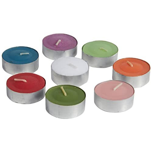 Luces Smokeless Scented Tealight t-lite Floating Candle Decorate Diwali Party (Multi Tealight Pack of 80)
