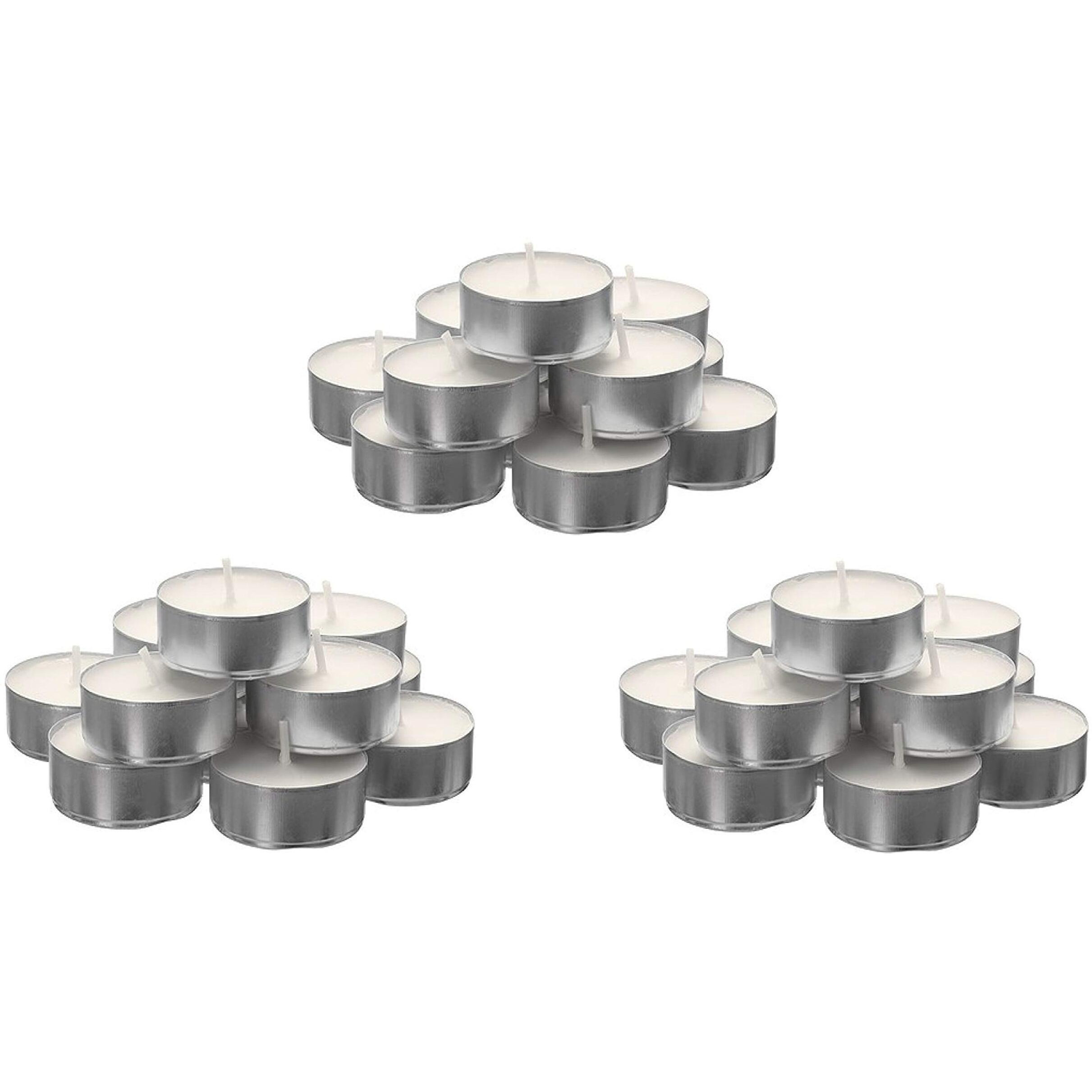 Luces Smokeless Scented Tealight t-lite Floating Candle Decorate Diwali Party (White Tealight Pack of 20)