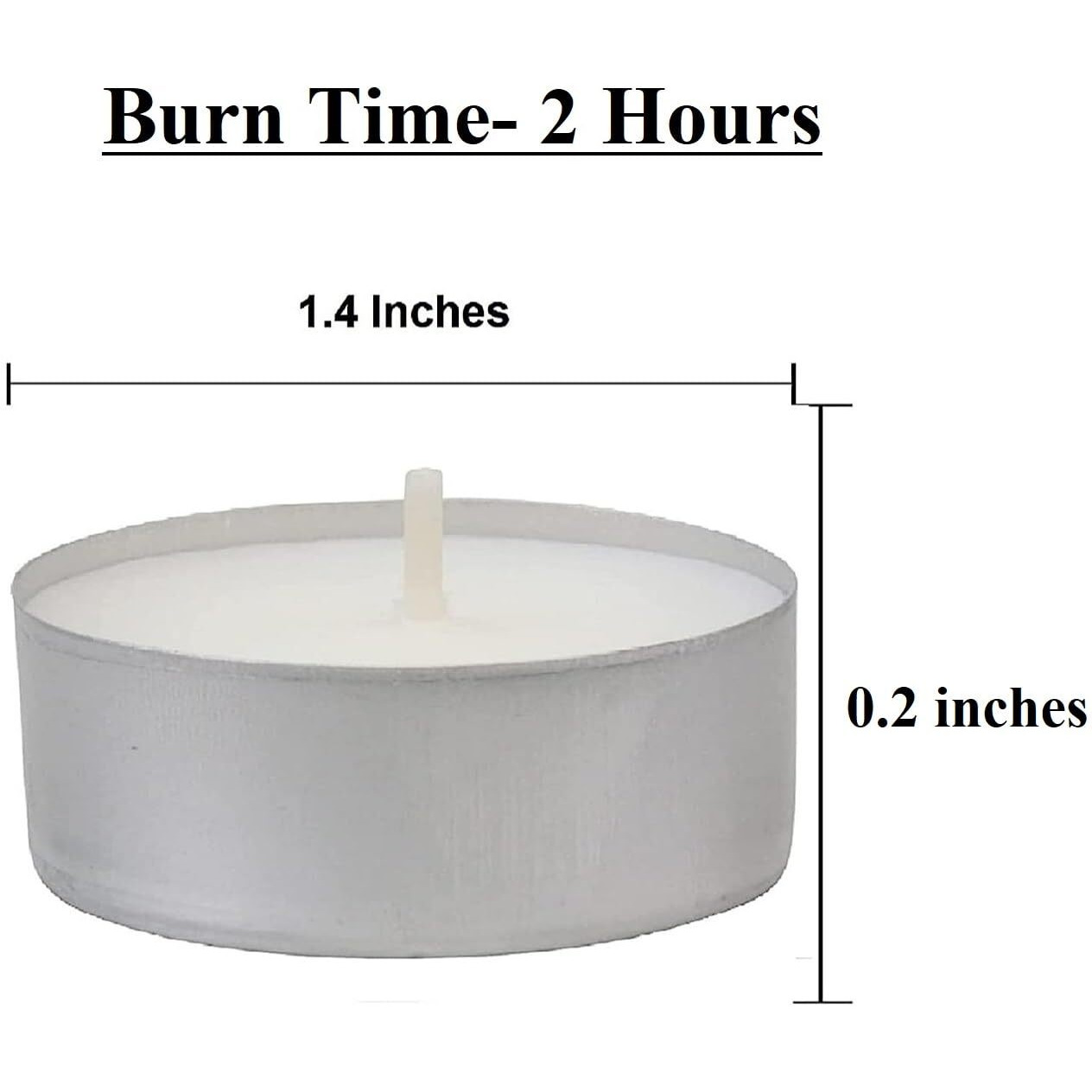 ManavRachit Paraffin Wax Candles Smokeless & Long Lasting Perfect for Decoration of Diwali, Christmas, Dinner, Wedding Parties, Church, Spa, Restaurant(Multicolor, Set of 50 - Burn Time 2 Hr)