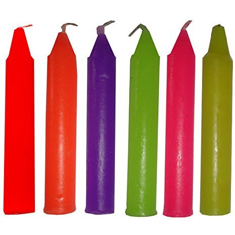 Atorakushon Pack of 18 SMOKELESS Scented Stick Candle Colour Candle for Diwali