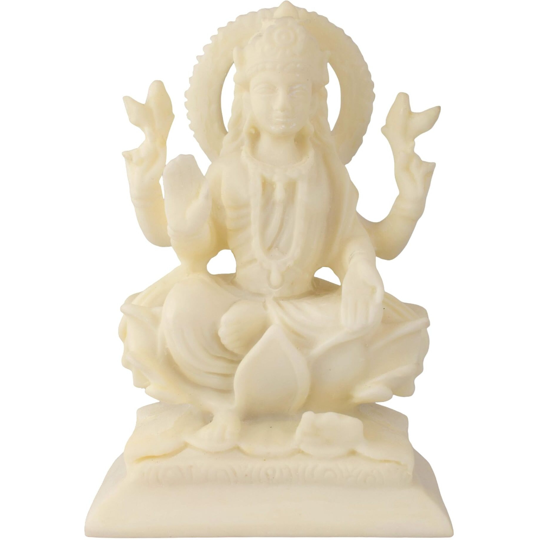 CraftVatika Goddess Lakshmi Laxmi Idol Murti Statue Showpiece for Home Pooja Room Mandir Temple Diwali Decoration items Gifts for Family Friends Mother Father Sister Brother