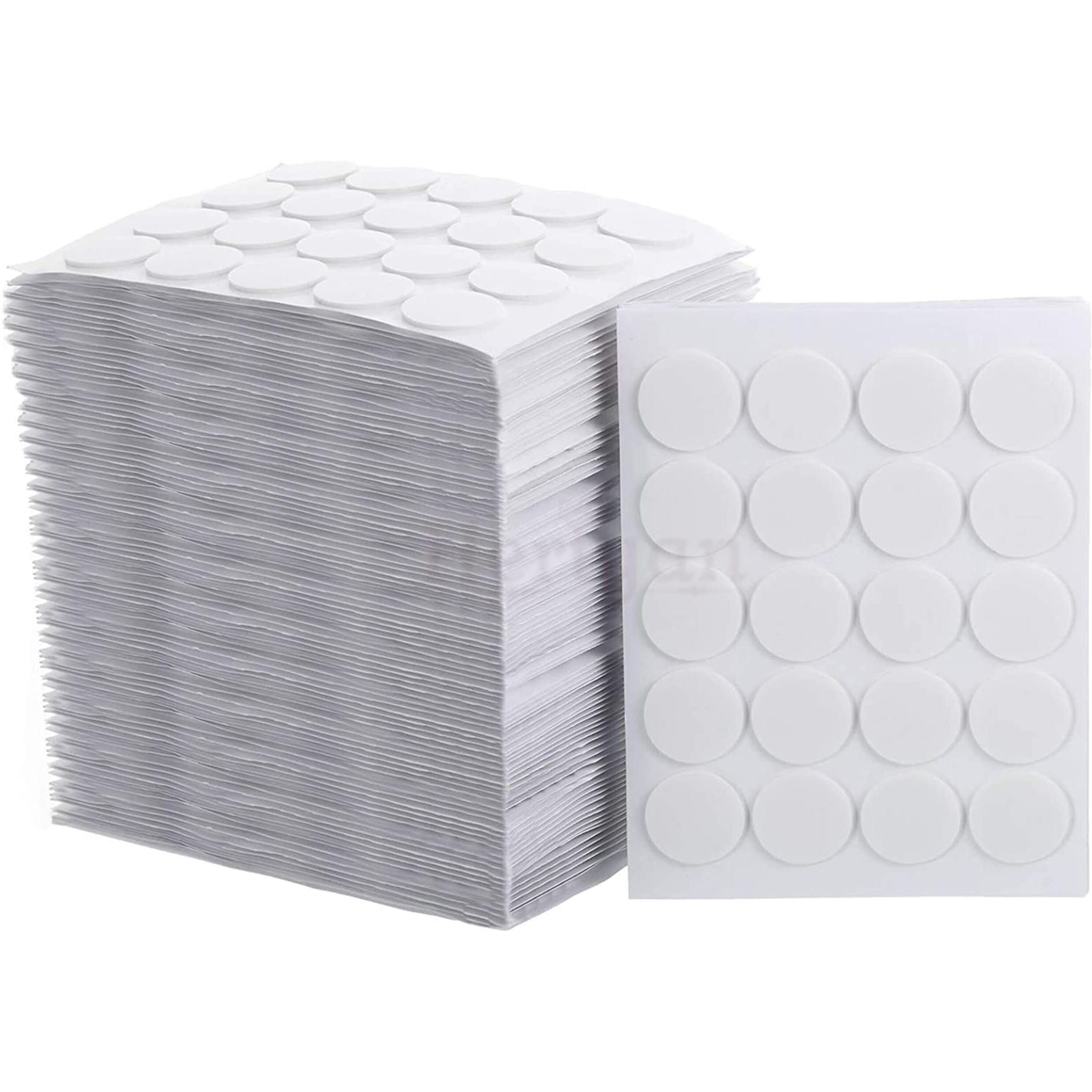 Heriyan Candle Wick Stickers 20mm Double-Sided Heat Resistance Stickers Hot Wax, Wick Stickers for Candle Making (60)