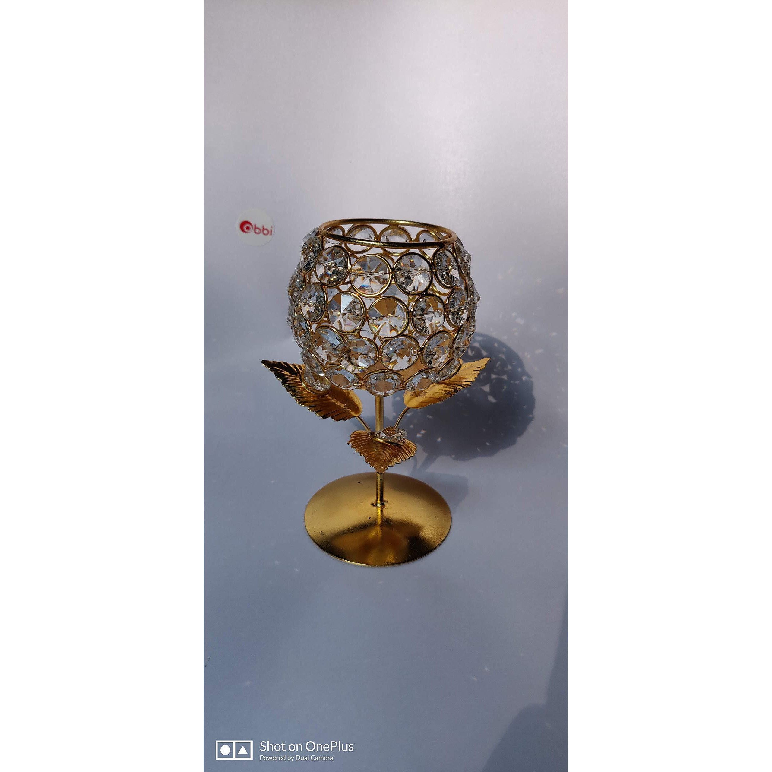 obbi tm Metal Candle Holder, Pack of 2