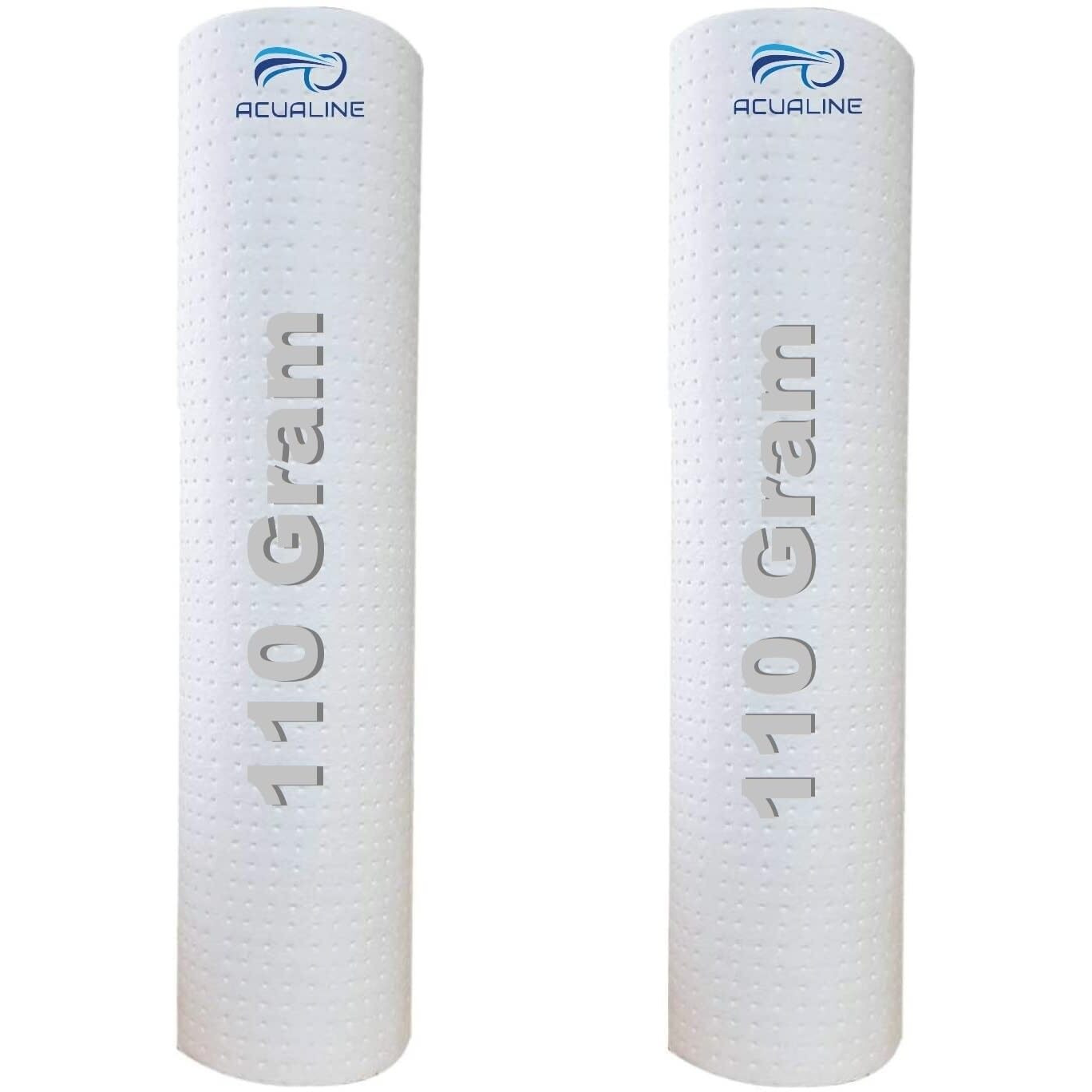 ACUALINE Dotted High Density Spun Filter for Water Purifier, 10 Inch 5 Micron Water Filter Cartridge, 110 gm Filter Candle, Pre Filter Cartridge for RO Water Purifier (Pack of 2)