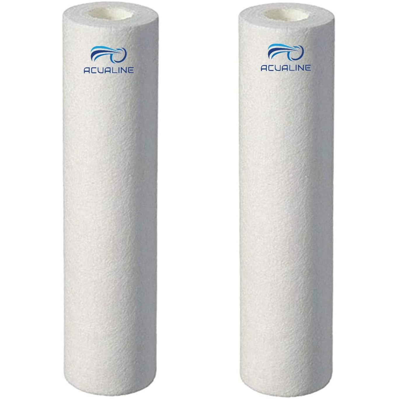 Acualine Water Filter Candle, Water Purifier Candle 10 Inch 5 Micron 90 gm, Spun Filter for Water Purifier, High Density Pre Filter Cartridge for All Type of RO Water Purifier (Pack of 2)