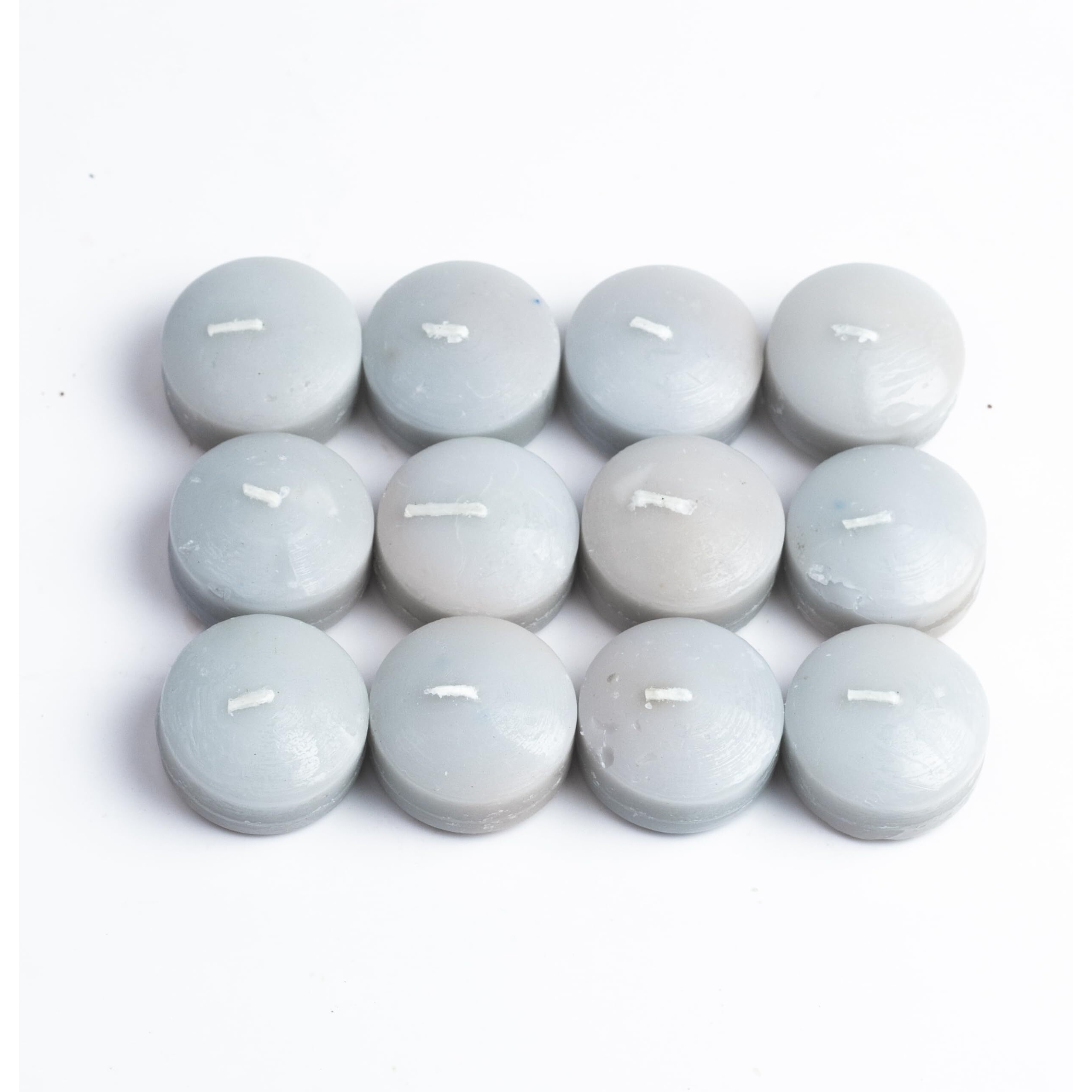 AuraDecor Nuggets Scented Floating Candles || Aromatherapy || Water Floating Candle || Home Decoration || Burning Time 3 Hours (Set of 12) ()