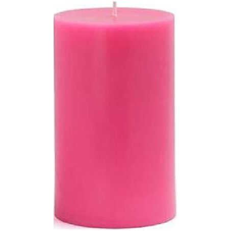 AuraDecor Highly Fragrance Pillar Candle | Scented Votive Candle | Home Decor Candle | Decoration Candle | Spa Candle 2.75x3Inch & 2.75x5Inch Set of 2 (Rose, 2.75x5 Inch)