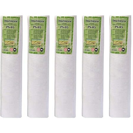 Granthi Enterprise PP Spun Filter | Spun Filter | Cartridge | Pre Filter | Outer Filter Candle | 5 Micron Pre Filter | Candle | 10 Inch PP Spun Filter for All Type RO Water Purifier (5)