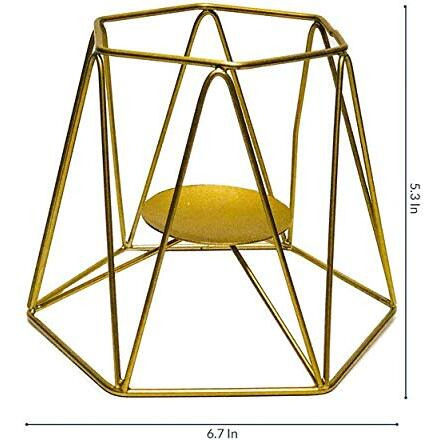 Quace Iron Candle Holder (Triangle)