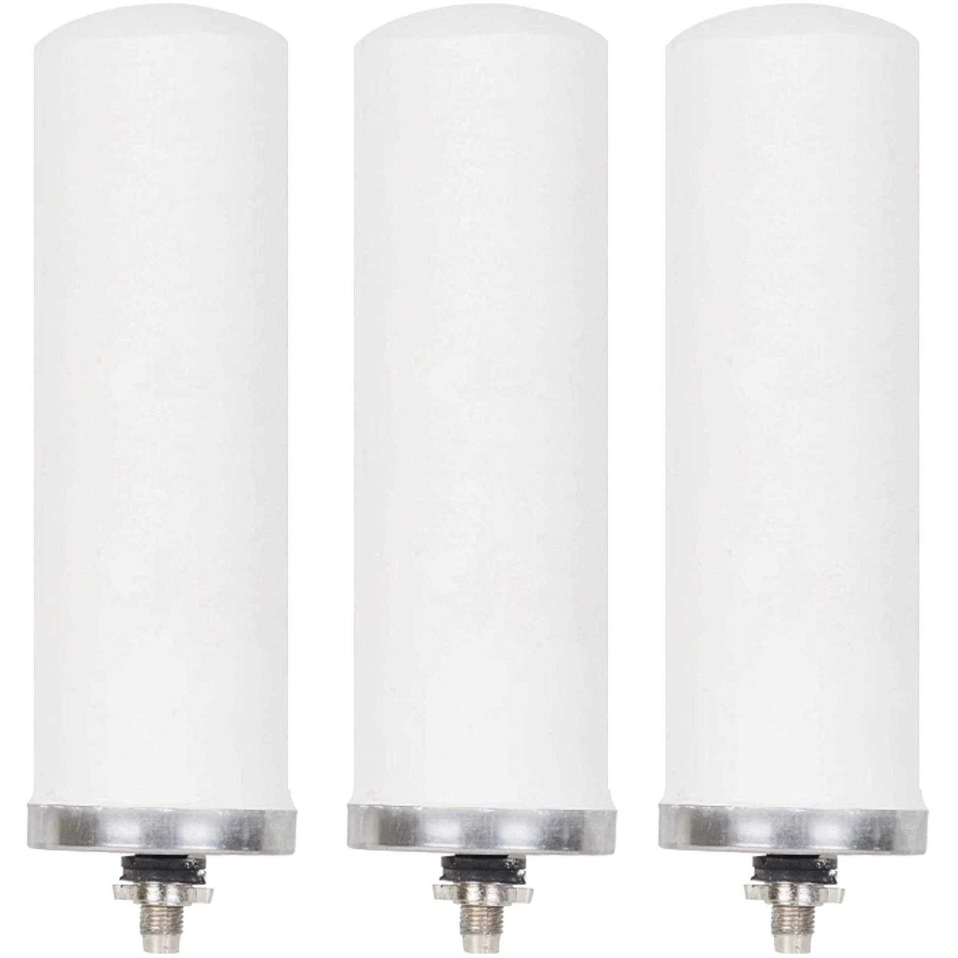Konvio Neer Stainless Steel Gravity Water Purifiers Ceramic Candle Cartridge for Purifying Drinking Water in Steel Water Filter Size-7 Inch (Pack of 3)