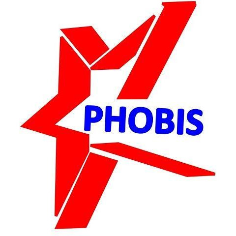 PHOBIS Paraffin Wax Couple Candle, Red (5.5 Inch)