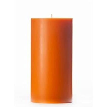 AuraDecor Highly Fragrance Pillar Candle 2.75x3Inch & 2.75x5Inch Set of 2 | Scented Votive Candle | Home Decor Candle | Decoration Candle | Spa Candle (Cinnamon, Set of 2)