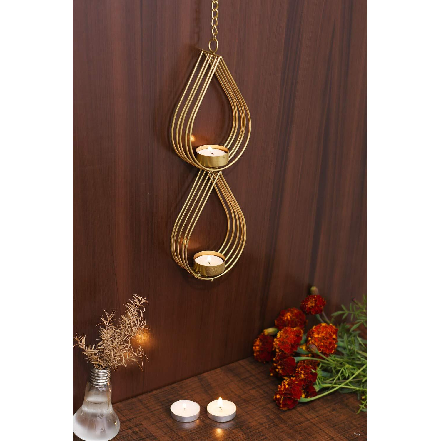 Collectible India Iron Tea Light Candle Holders