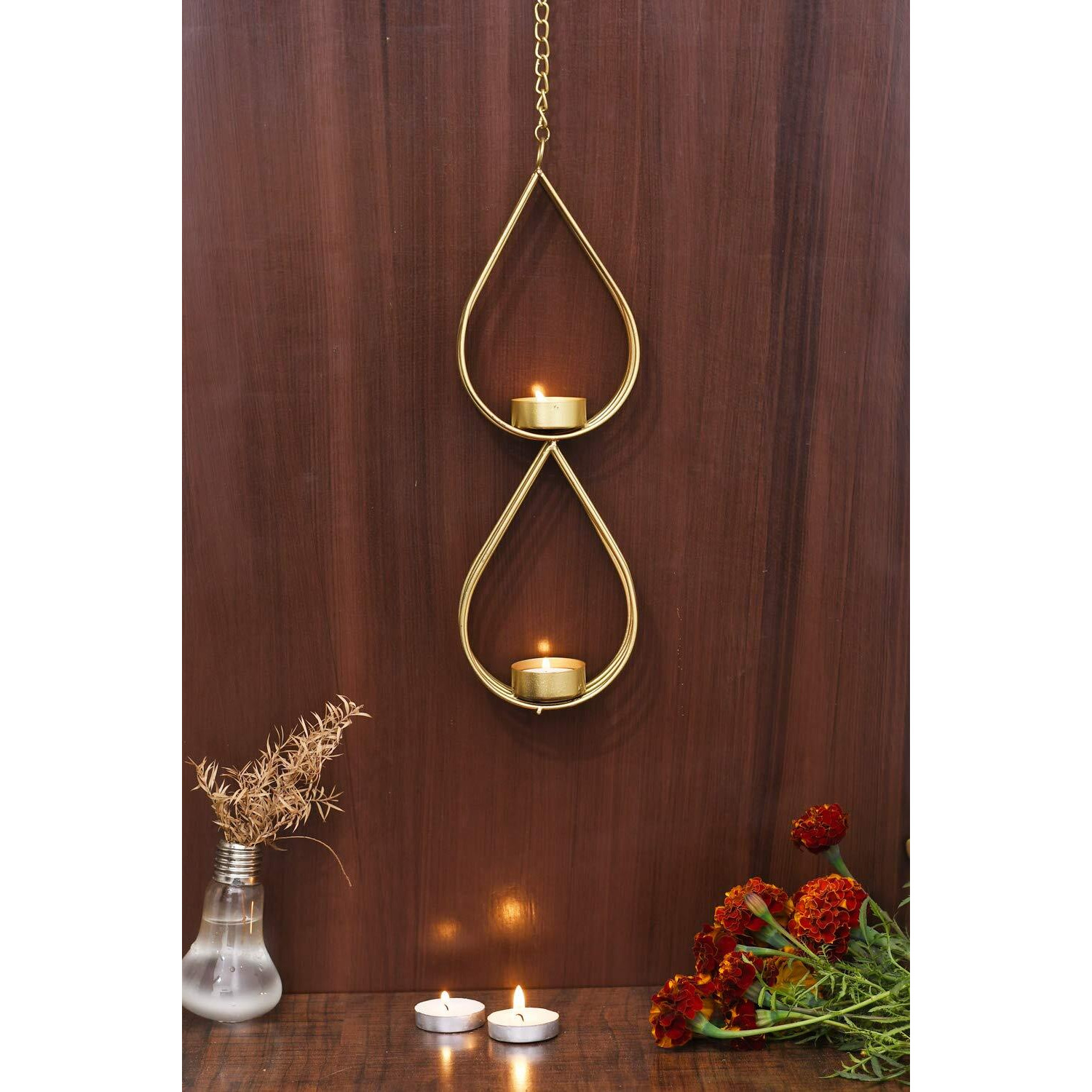 Collectible India Iron Tea Light Candle Holders
