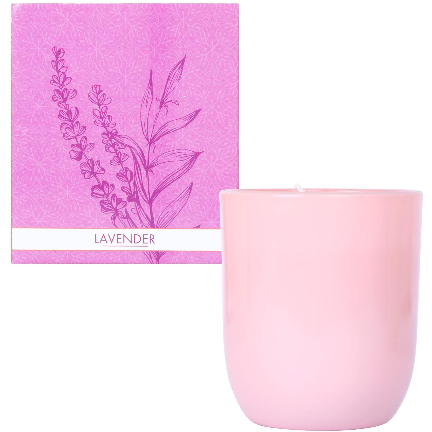 Parkash Candles Premium Scented Glass Candle (Lavender)