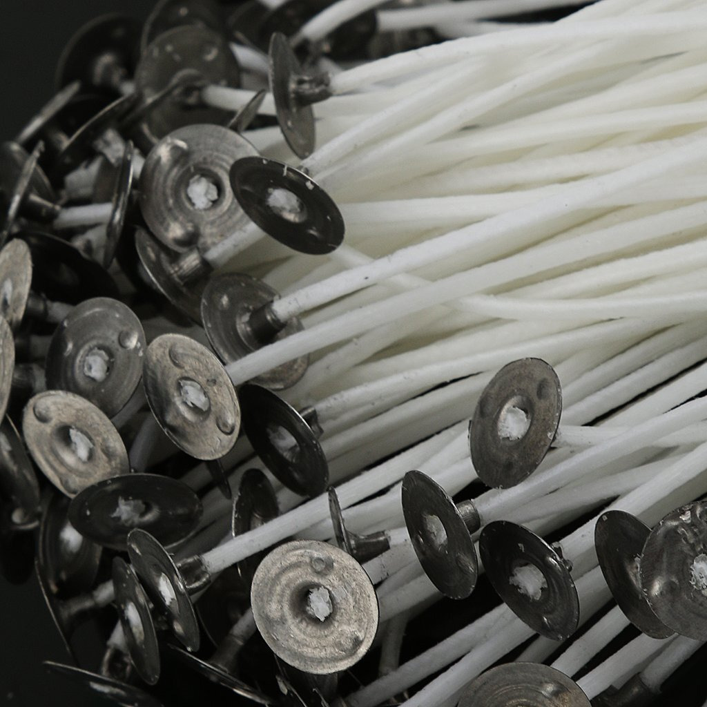 PROSPERRO LUMO Parkash Candles Wax Coated Candle Wicks Thread, 50 Pieces, 7 Inch, DIY - White
