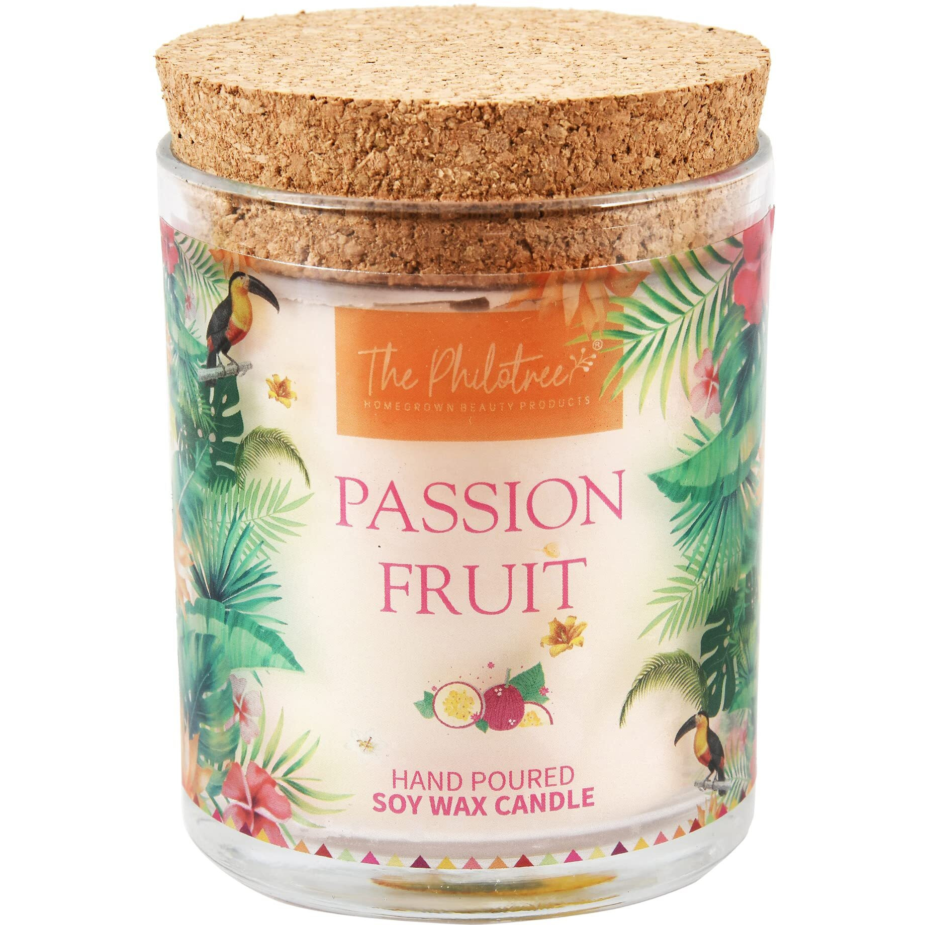 The Philotree Scented Candles Soy Wax in Glass Jar & Cork Lid, Premium Scented Candle for Home, 40 Hours of Burn Time, Scented Candles for Bedroom (Pack of 3)