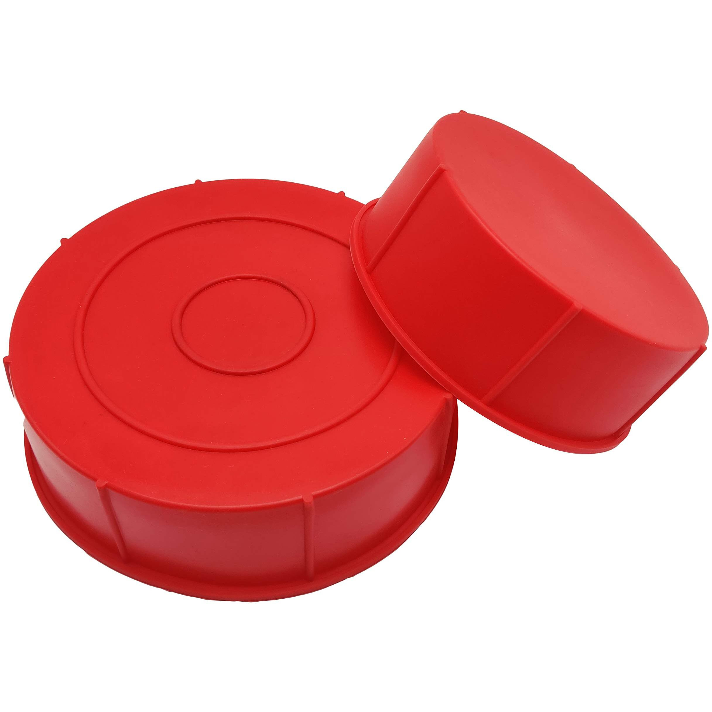 Esslly Cake Silicone Mould | 8 x 2 Size Food-Grade | Multipurpose for Baking, Soap, Chocolate, Candle Making | BPA-Free, Non-Toxic | Made in India