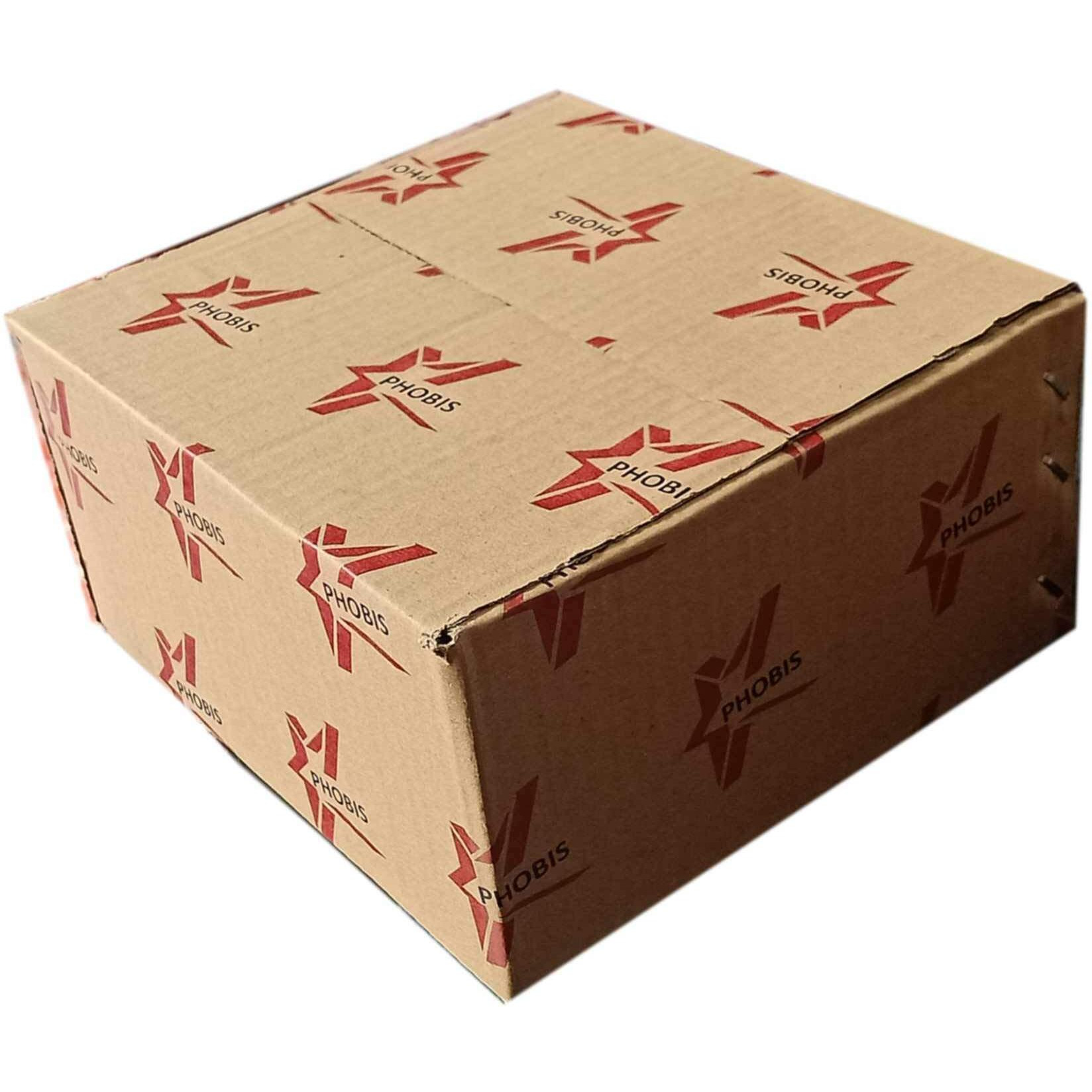 PHOBIS Spell Taper Paraffin Wax Household Candle (Red, 7 Inch) -Pack of 10