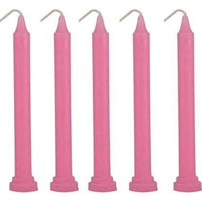 Phobis Spell Candles Pink Taper Candle Household Candle (Pack of 12) (5.5 INCH)