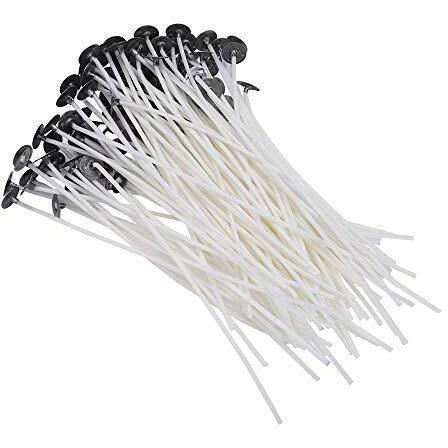 Phobis Candle Making Cotton Wick (6 Inch)- 100 Pieces, White
