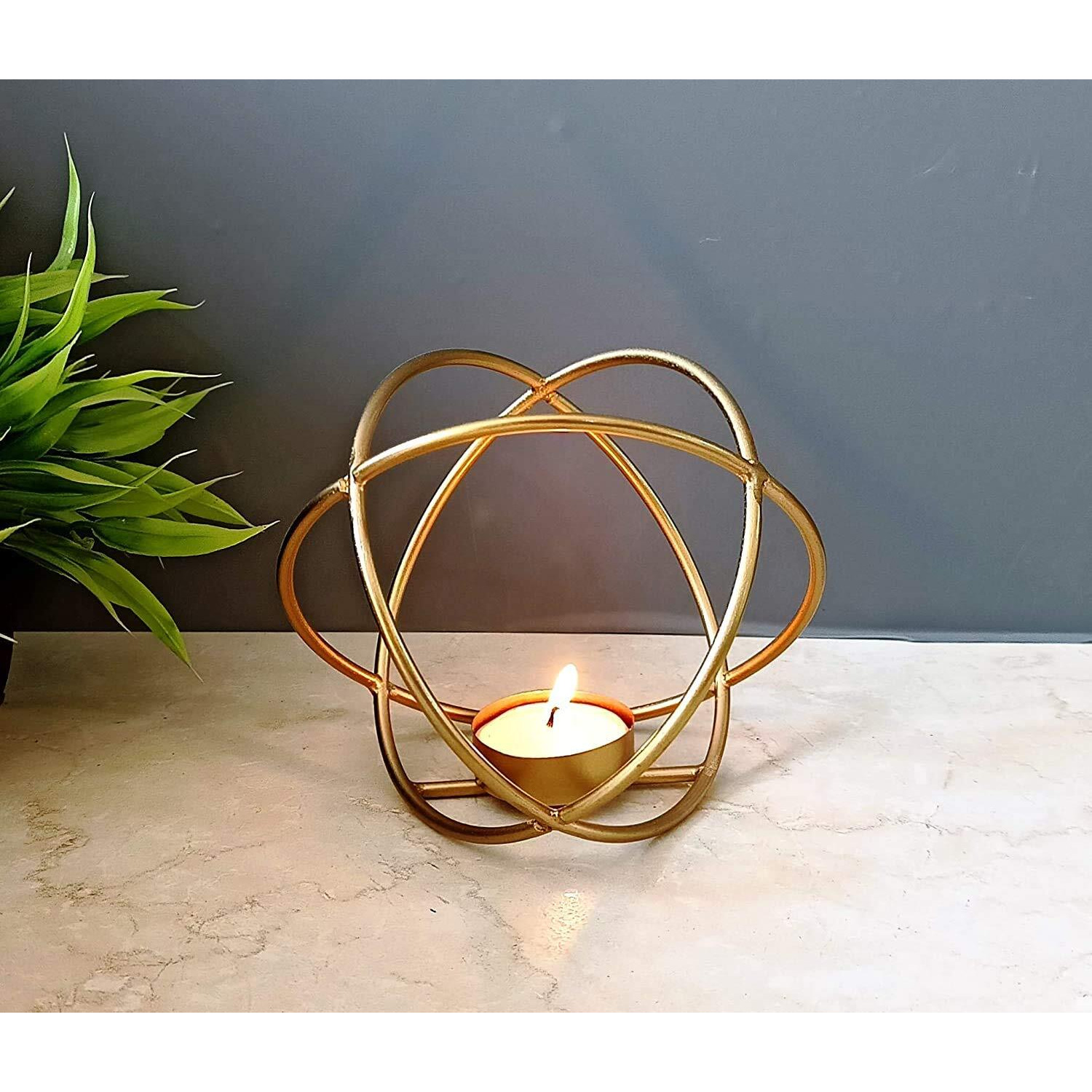 CraftVatika Nordic Geometric Candle Holders Tealight Candle Holder/Candle Stand/Candles Tea Light Holder Decorative Items for Home Decoration.
