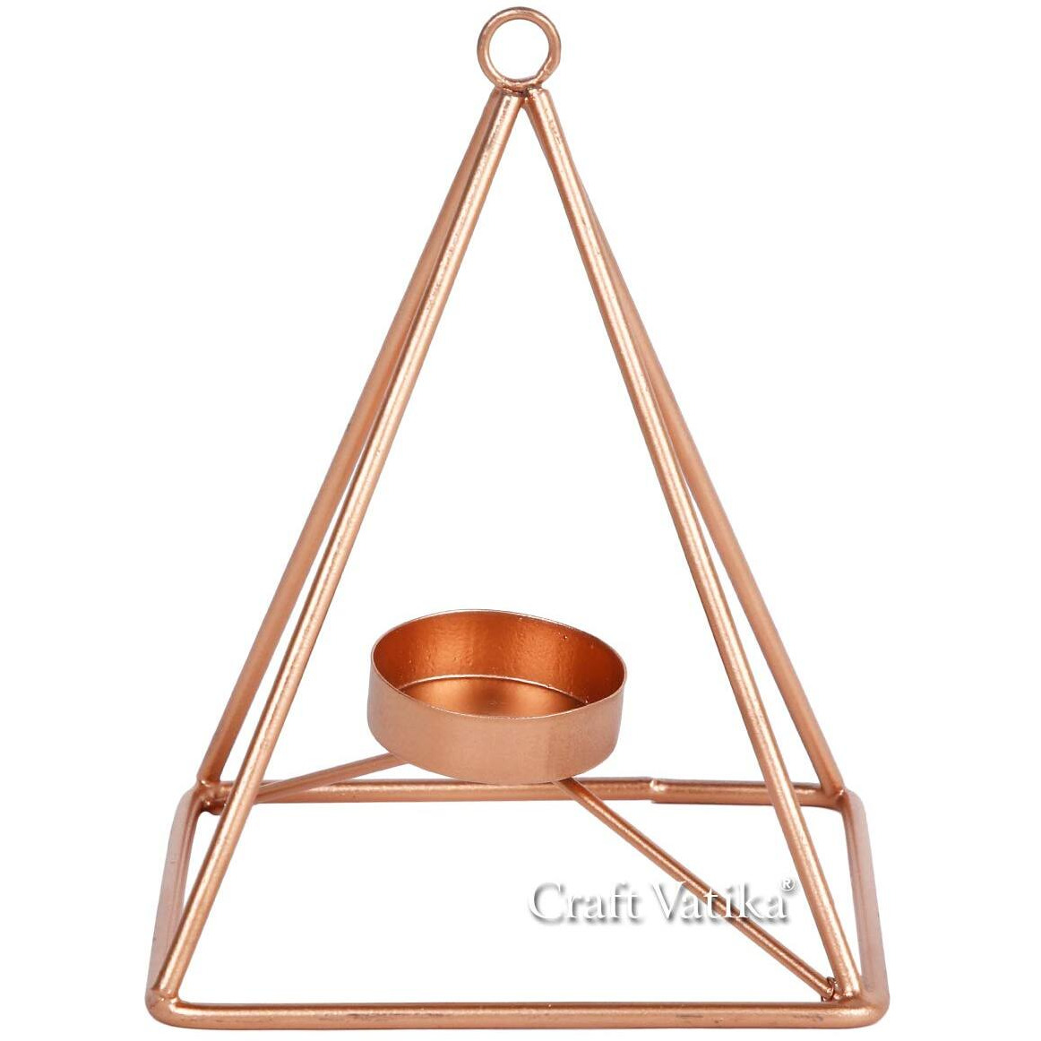 CraftVatika Geometric Tea Light Candle Holder for Home Decoration Metal Tealight Candle Holders Stand for Home Indoor Outdoor Garden Living Room Decor