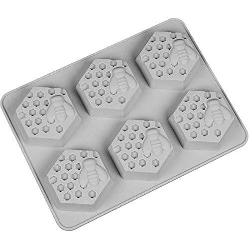 Perfect Pricee Soap, Candle, Resin Art and Crafting tool, Muffin, Cake, Soap Bombs, Model, Repillica Moulds Mold DYI kit, Hobby kits, Kids activity tool (Hexagoan)