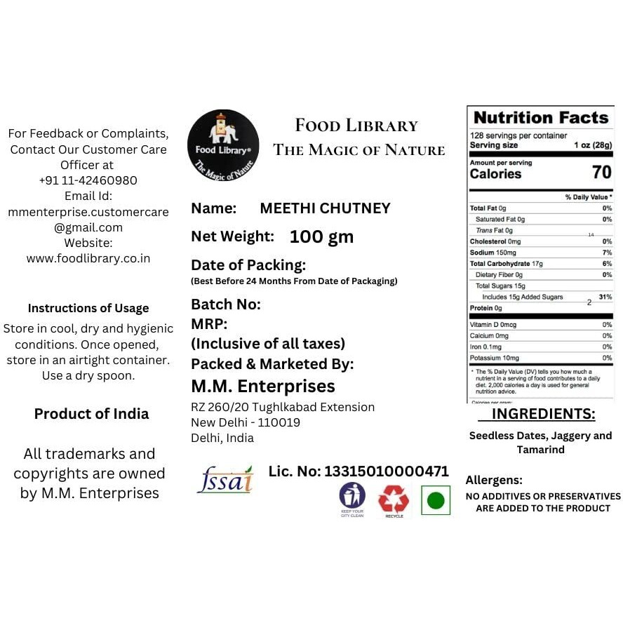 Food Library The Magic Of Nature Indian Authentic Sweets | Ready to Made Sweets | Mouth Watering Indian Delicacies. (Dahi MIx)