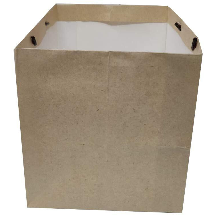 Flute Cubes Presents Half kg (1/2 kg) Mithai, Sweets, Chocolate - Brown Kraft, Eco Friendly Gift Paper Bag (Pack of 10)