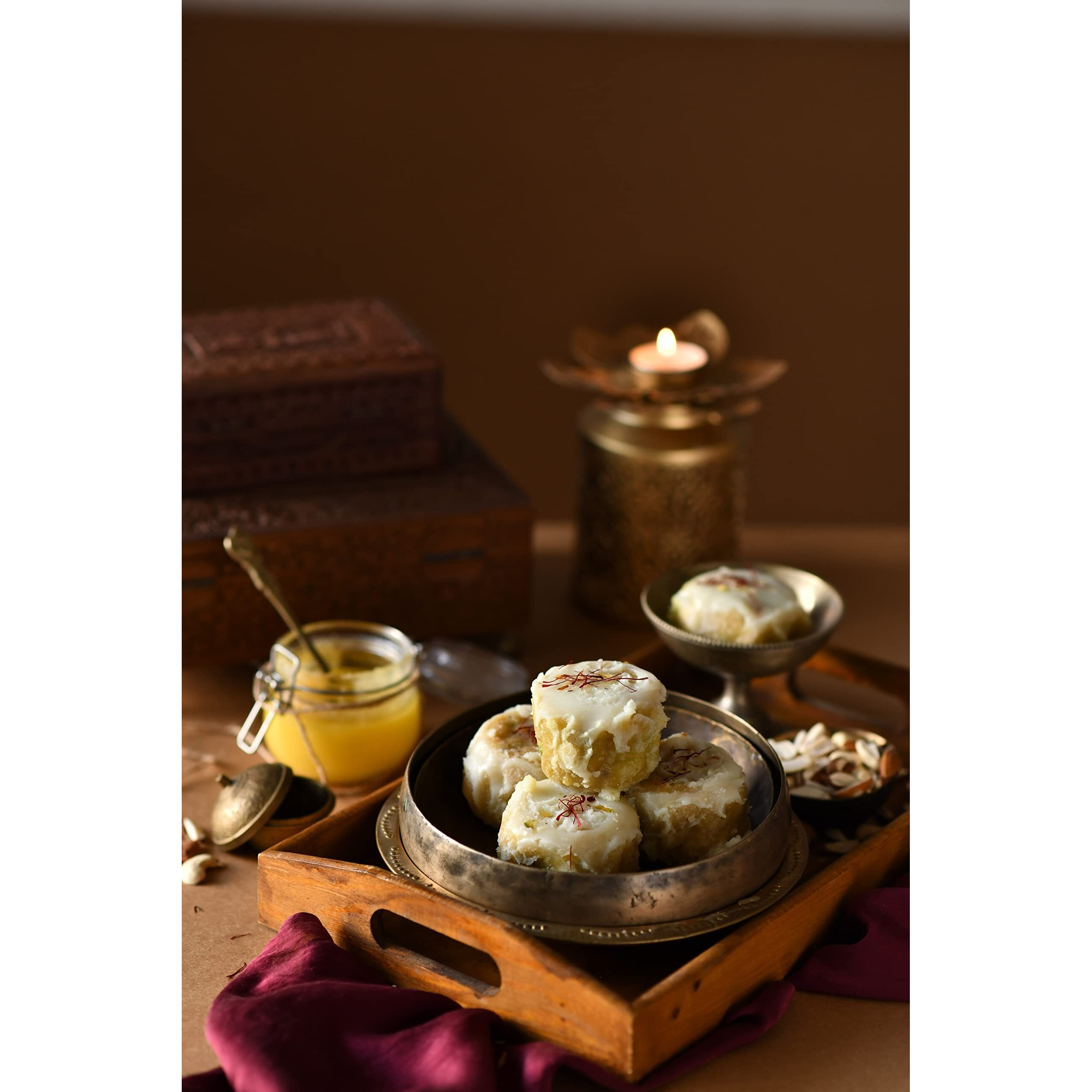 VIJAY DAIRY Kesar Badam Pista Ghari Sweets (200 GM)