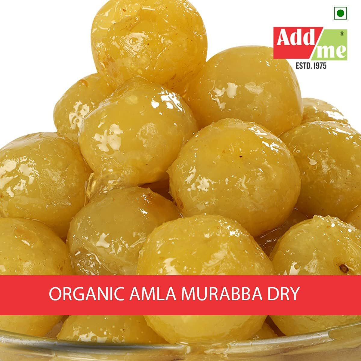 Add me Super Special Dry Premium amla Murabba 1kg Celebration Pack Extra Large (80-100gram a Piece) riped Awla Fruit Sweets 1 kg marinated in Kesar and Elaichi