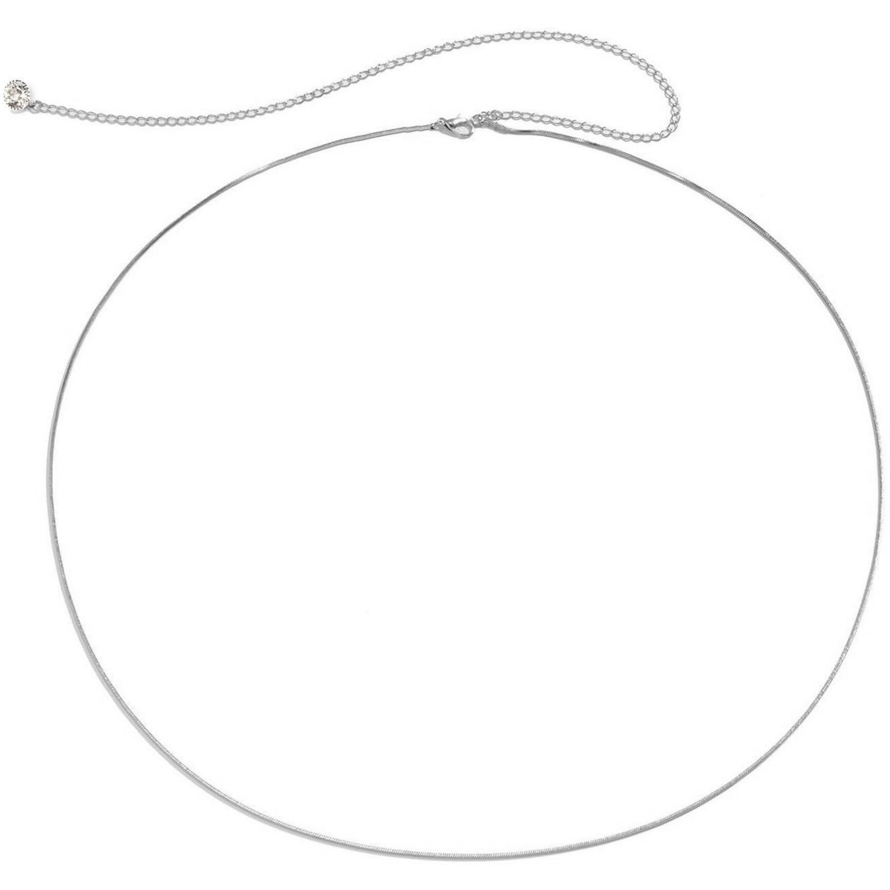 VAMA Adjustable Silver Snake Chain Kamarband Waist Hip Belly Body Chains Kamar karddhani Kamar bandh Saree Vaddanam for Girls & Women