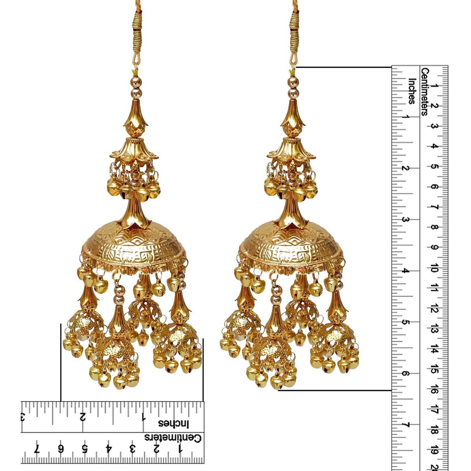Lucky Jewellery LCT Golden Bridal Dulhan Kaleera Women Wedding Kalira Designer Kalire Dulhan Kaliren Set (634-QK1G-V24-LCT)