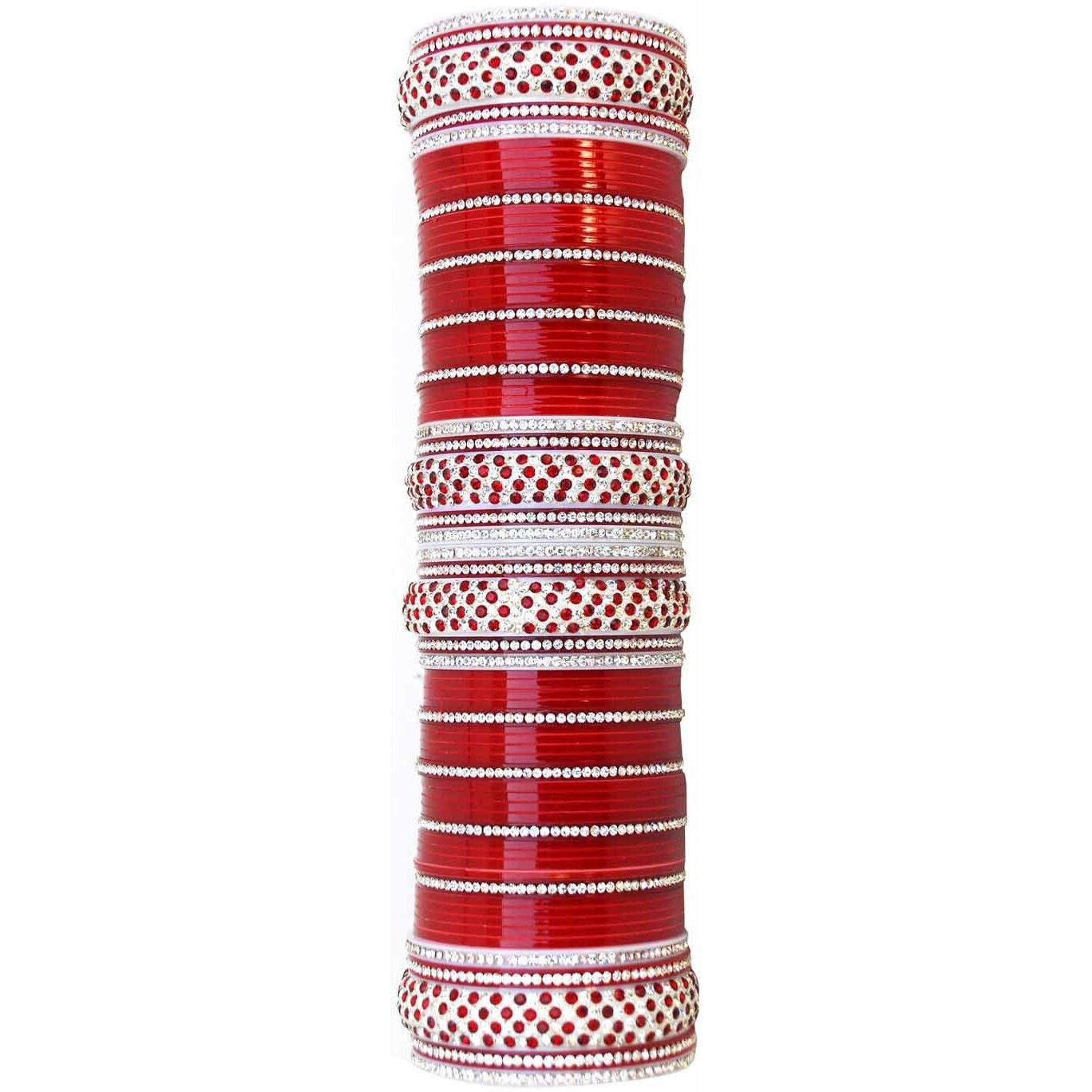 Lucky Jewellery Bridal Bangle Set Designer Maroon color Dulhan Punjabi Choora Wedding Chura Fashion Chuda For Women (1881-M1C1-ML288-M28)