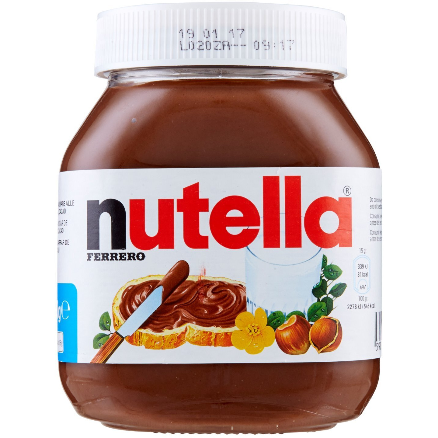 Nutella Chocolate Hazelnut Spread, 630 g