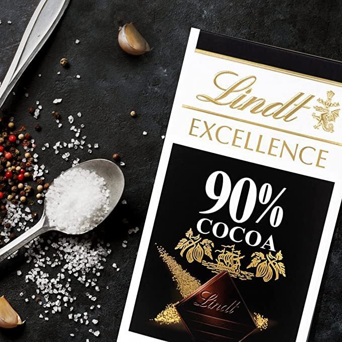 Lindt Excellent 90% Cocoa 100 Gm -Pack Of 10