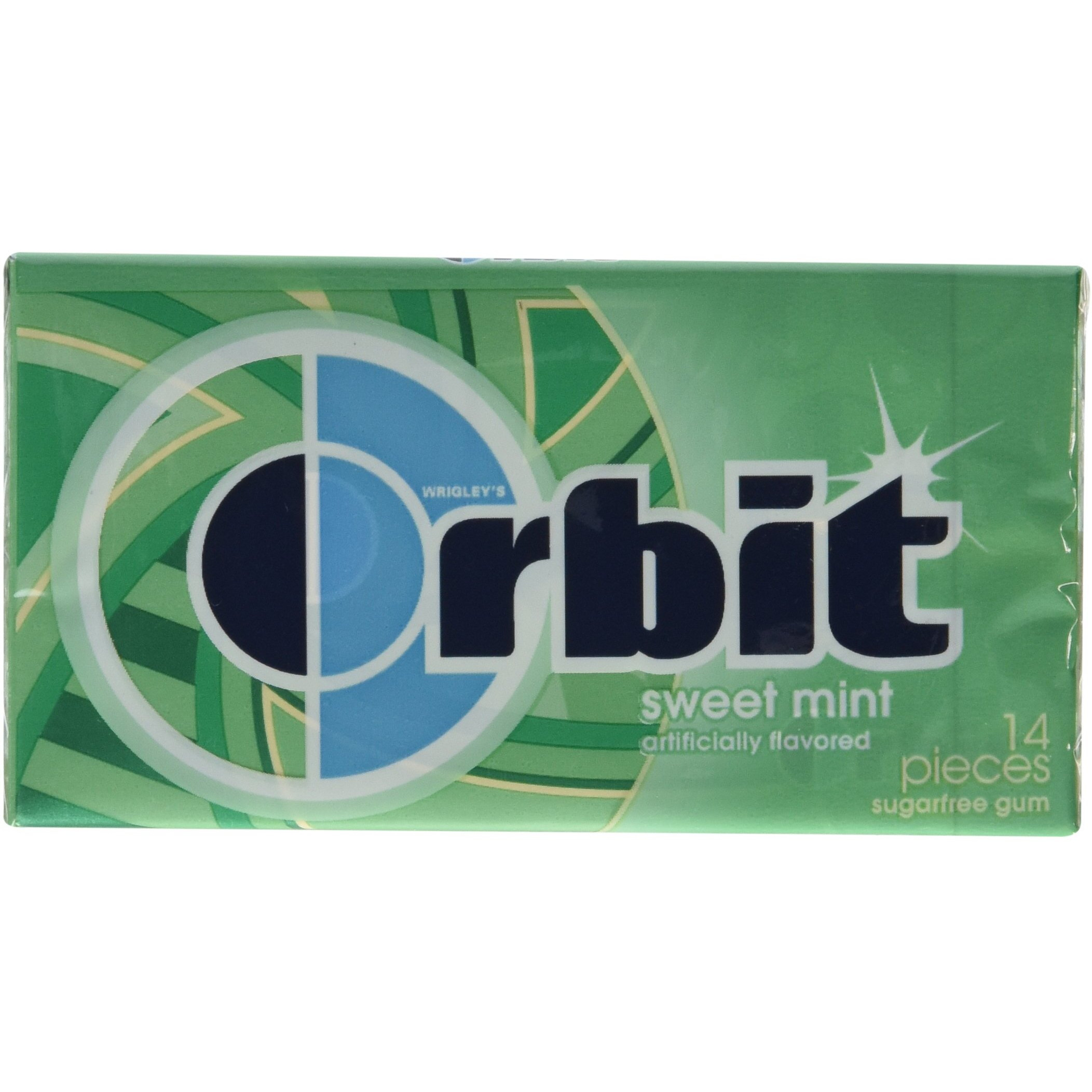 Orbit Sweet Mint Gum 14 Pieces Pack of 12, x 33 g