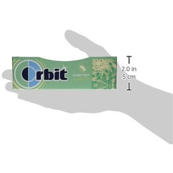 Orbit Sweet Mint Gum 14 Pieces Pack of 12, x 33 g