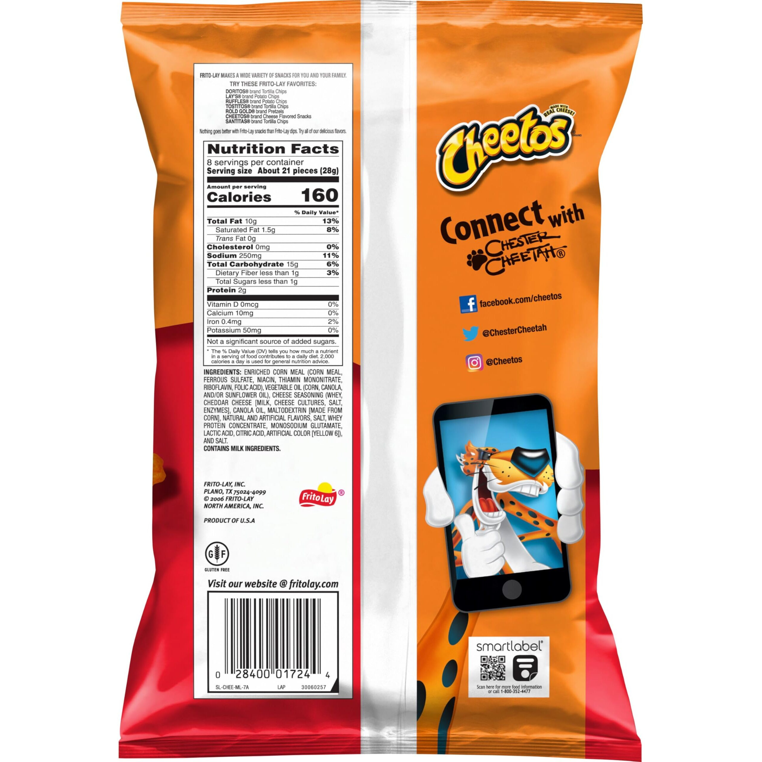 Frito-Lay Cheetos Crunchy Pouch, 226.8g