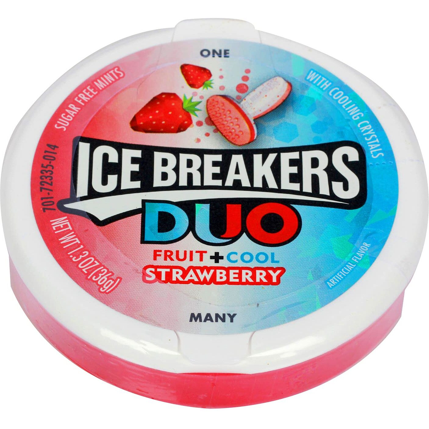Ice Breakers Duo Fruit and Cool Strawberry Mints Pack of 2, X 36 Gram